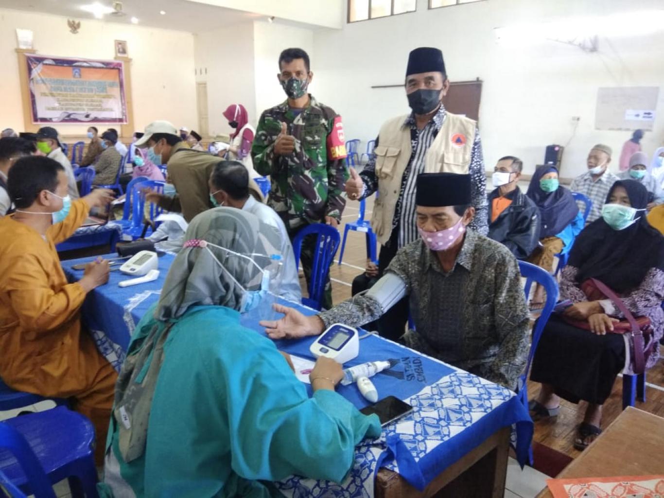 Vaksinasi Lansia Trimulyo Dosis 1 (Pertama)