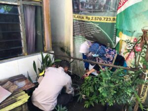 Pemantauan Jentik Nyamuk di Wilayah Kalurahan Trimulyo