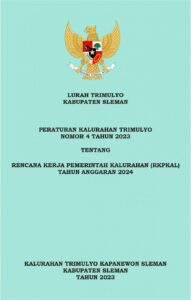 RKPKAL TRIMULYO TAHUN ANGGARAN 2024