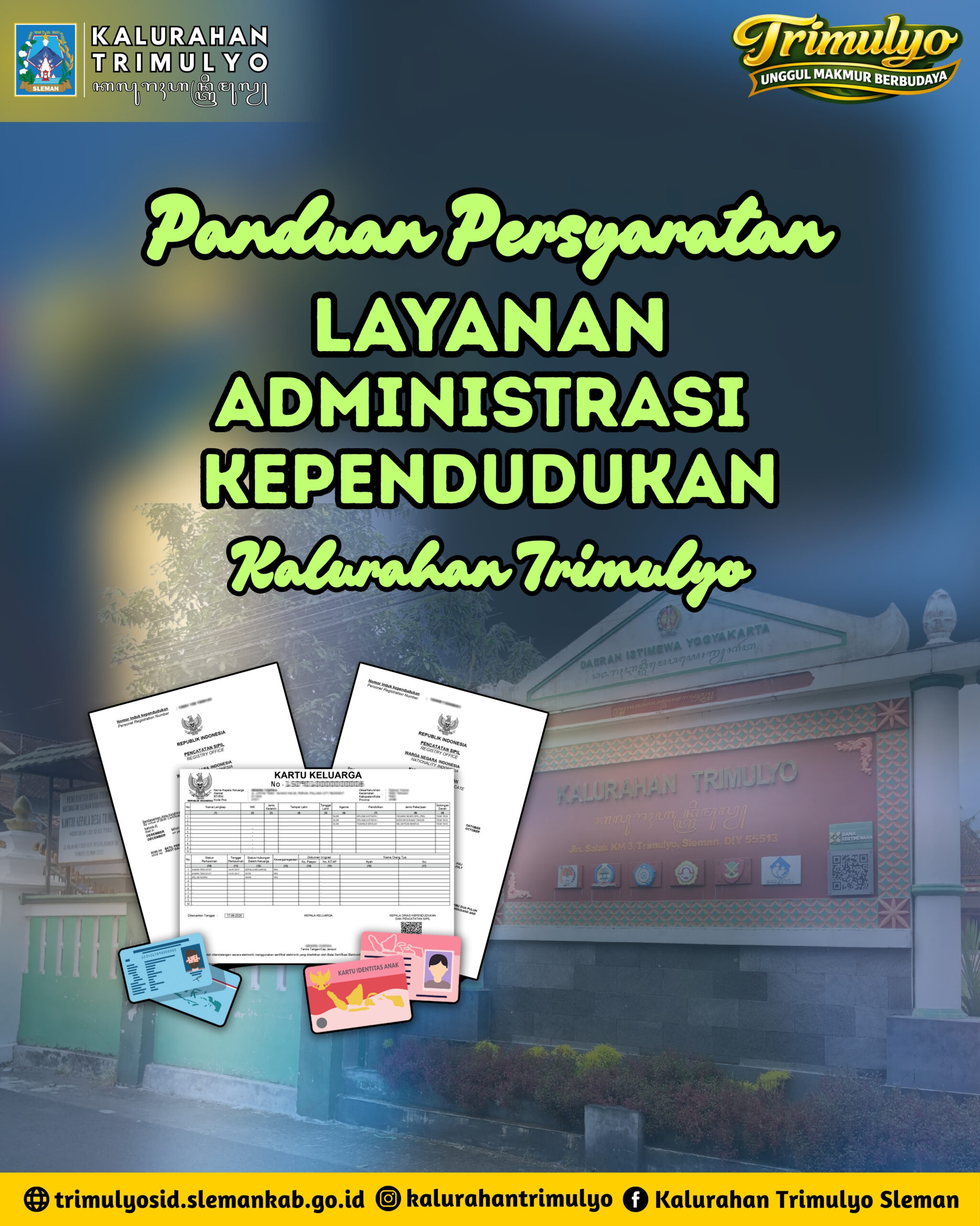 Persyaratan Layanan Adminduk