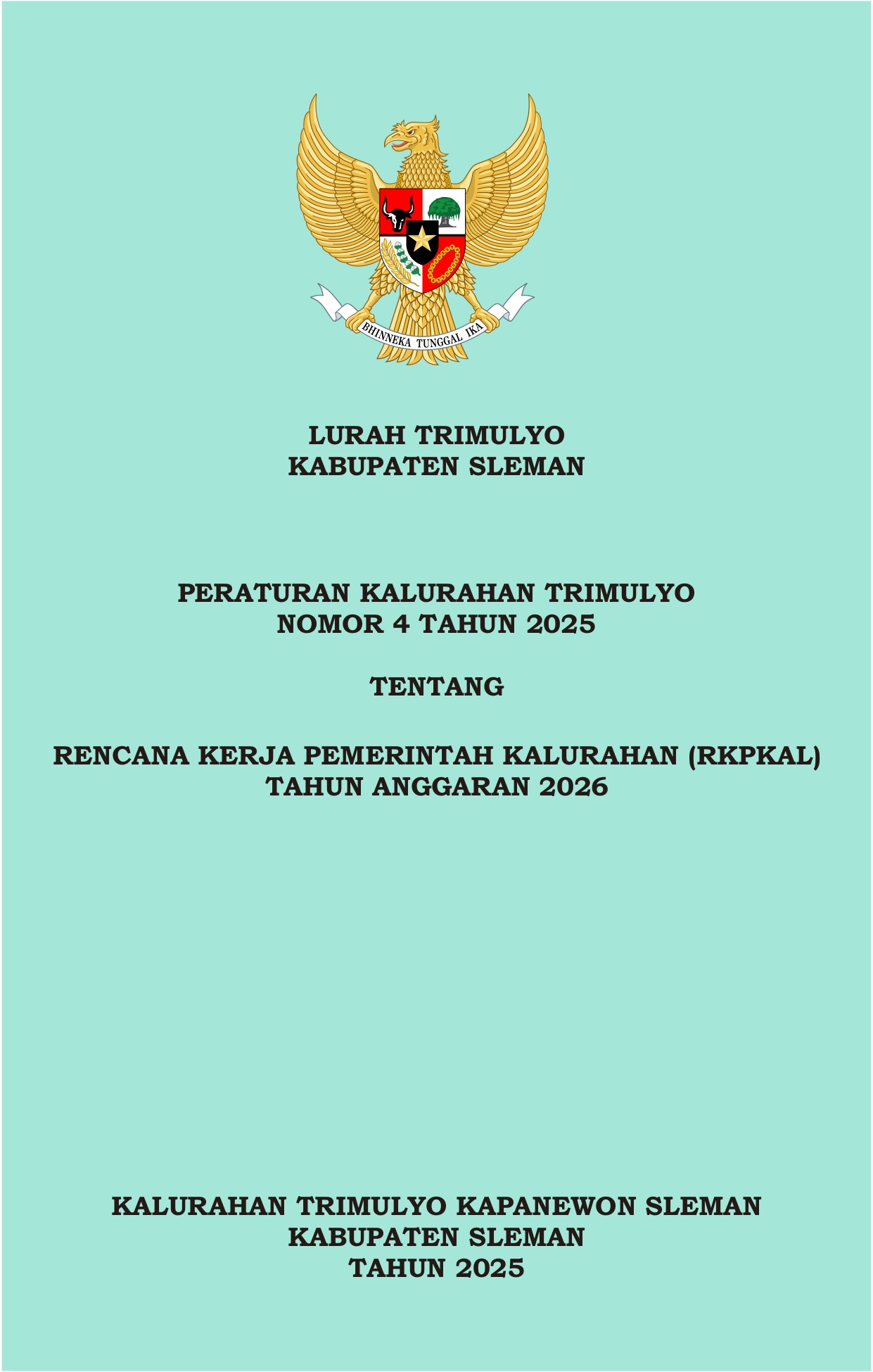 RKPKal Trimulyo TA 2026