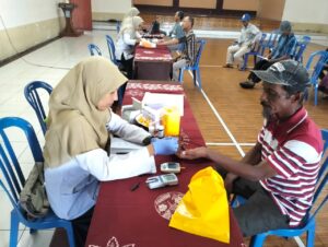 Jaga Kesehatan Petani, Pemerintah Kalurahan Trimulyo Fasilitasi Layanan Pemeriksaan Kesehatan
